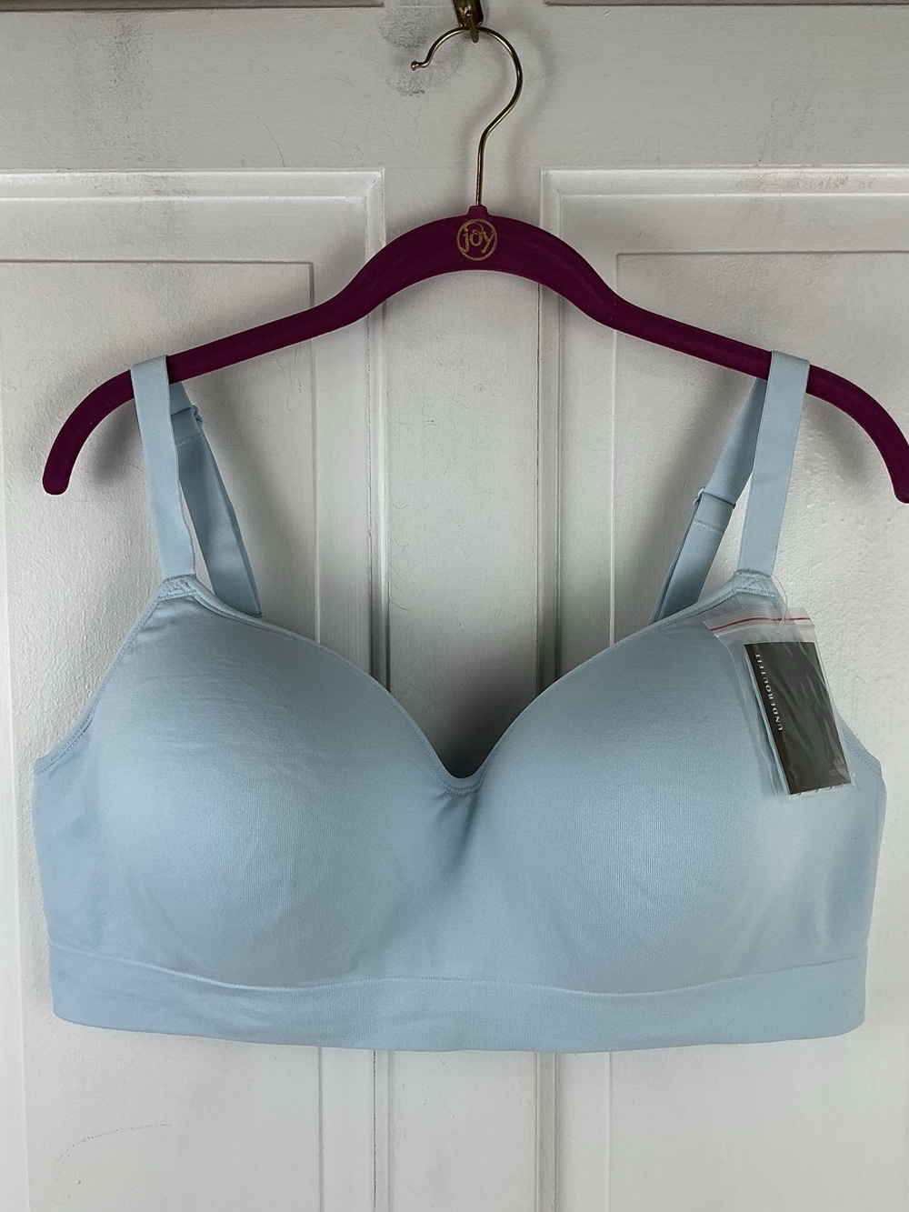 UNDEROUTFIT 467 The Infinite Support Bra Blue Womens 3XL